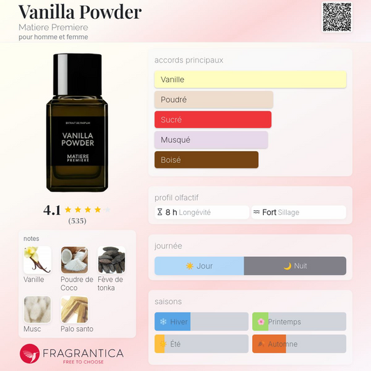 Matiere Premiere - VANILLA POWDER EXTRAIT